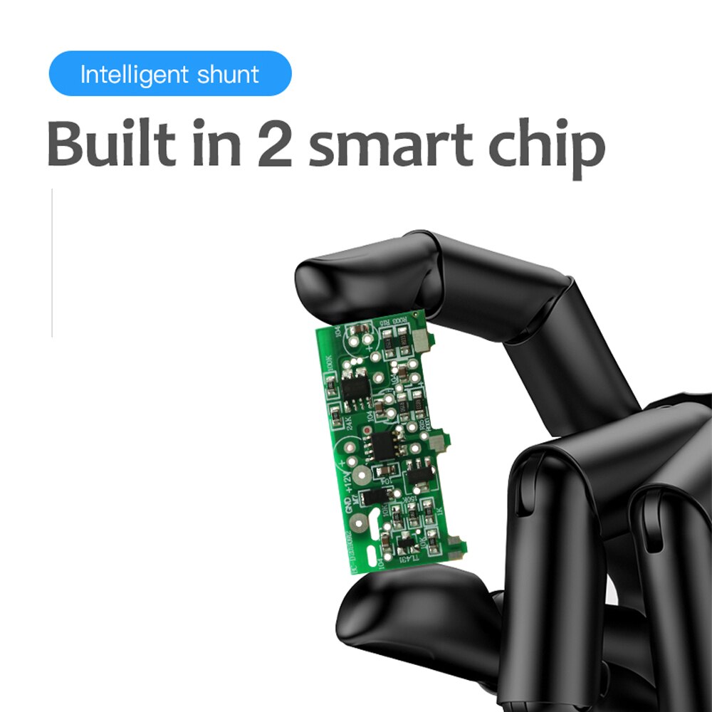 Car Charger Bluetooth Car Fast Charger QC3.0 Dual USB Cigarette Lighter Car Mobile Phone Charging Huawei Xiaomi