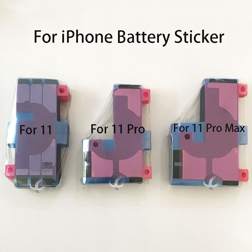 50 teil/los Batterie Aufkleber Für iPhone 11 Pro Max 11Pro X XS XSM Max XR 8 8P 7 7P 6 6P 6S 6SP Plus 5 5S 5C SE 4 4S Klebstoff