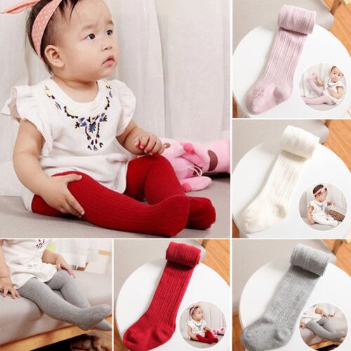Baby Girls Boys Infant Kids Toddler Cotton Winter Soft Warm Stockings Slim Baby Pantyhose Stockings Long Hosiery Sokken 0-4Y