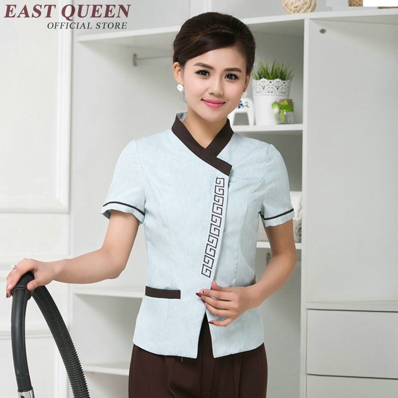 housekeeping uniforms women hotel uniform restaurant waitress uniforms NN0010: 1 / L