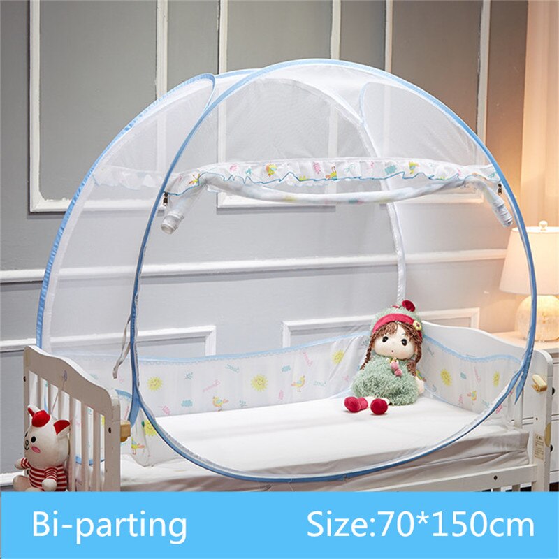 Draagbare Babybedje Klamboe Kinderbedje Anti-Mosquito Tent Mongoolse Yurts Kinderen Klamboe Vouwen Camping