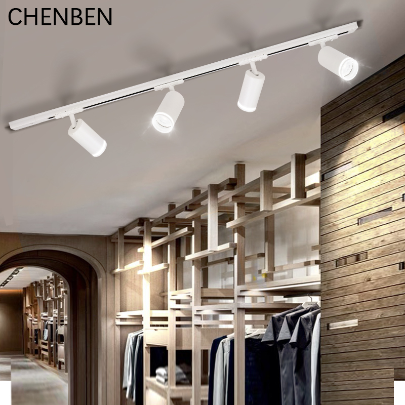 Rumindretning  gu10 -skinne led-lampe til husholdningsapparater køkkenspotlight tøjbutik skinnesæt loftspotlights
