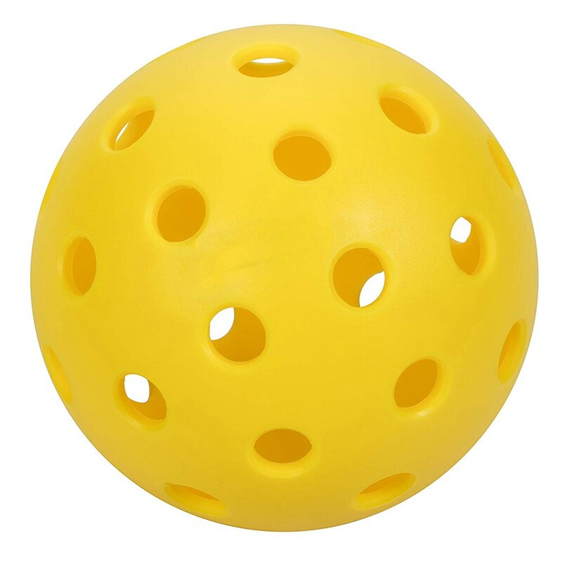 Pure Outdoor Pickleball Balls Specifically and Optimized for Pickleball Color Yellow