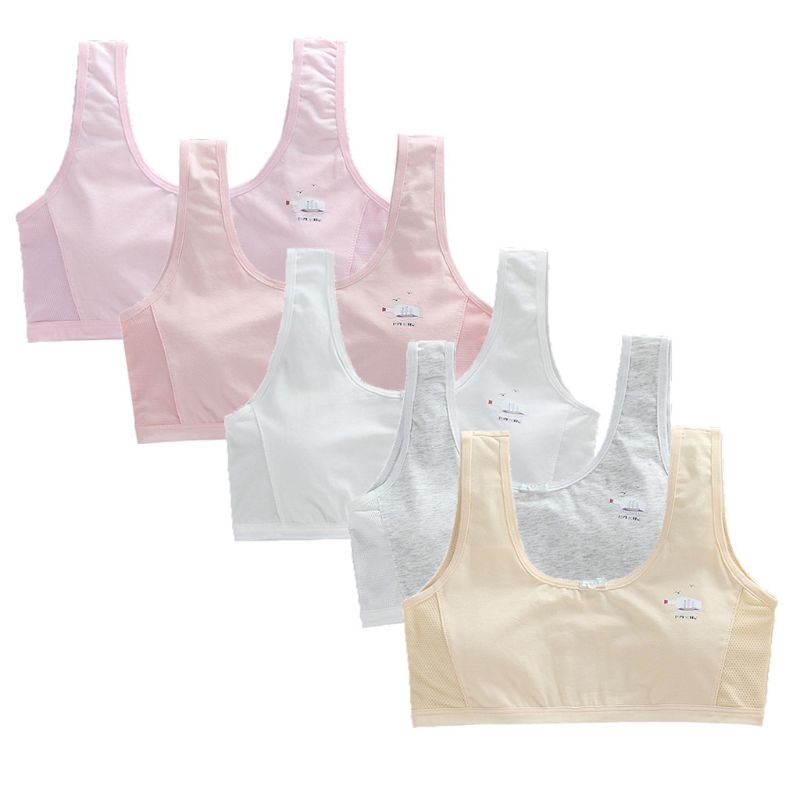 Ado fille sport soutien-gorge haut pour enfants sous-vêtements jeune puberté formation Lingerie pour adolescentes vêtements 7-16Y