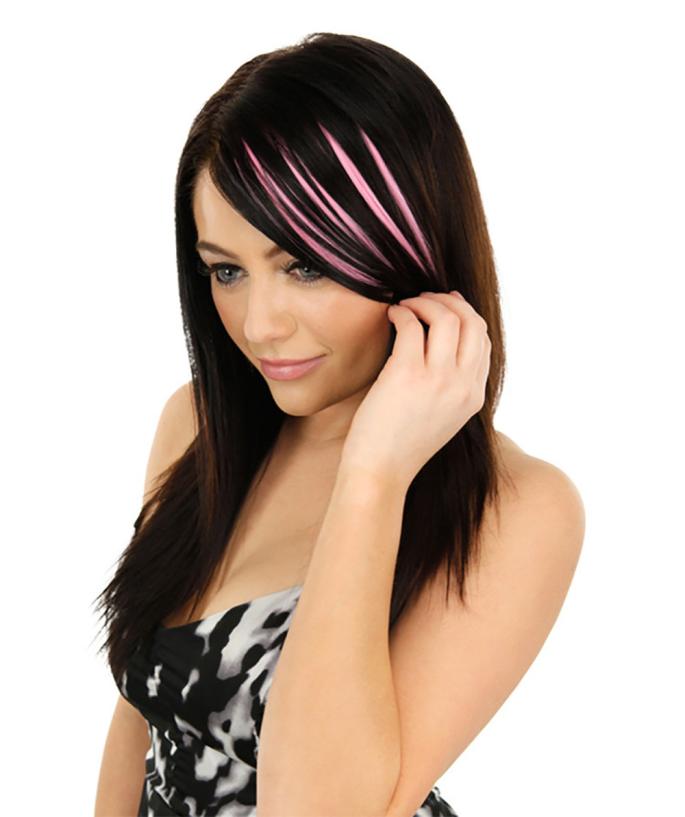 Women Hair Styling Pretty Girls Clip On Clip In Front Hair Bang Fringe Hair Extension Piece Thin 2U1016
