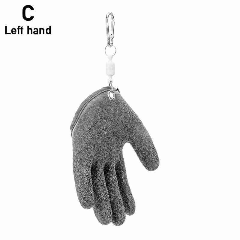La pesca no-slip guantes de látex anti-puñalada antideslizante y catc de pesca especial Lu guantes Yafei resistente al agua engrosada J7U1: C