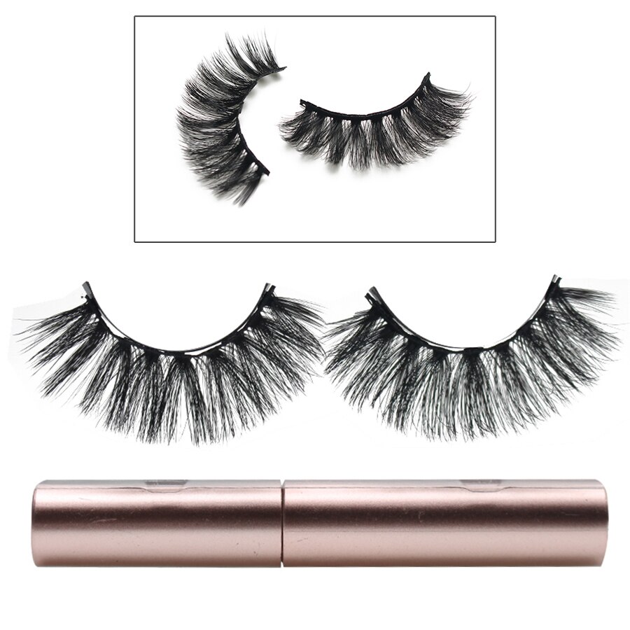 Set di ciglia magnetiche 3D impermeabile duraturo Eyeliner magnetico naturale magnete ciglia estensione trucco Kit ciglia finte: SA131