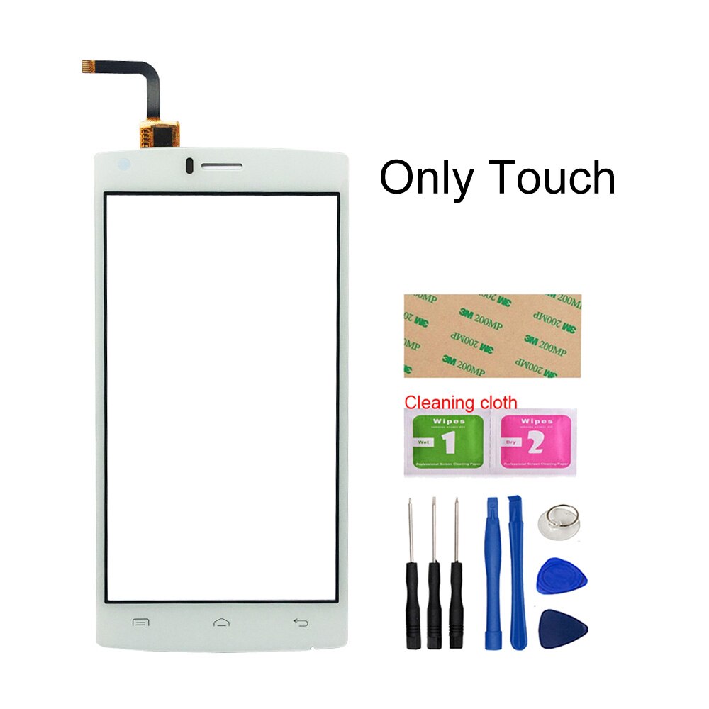 Para Doogee X5 Max pantalla LCD de montaje de digitalizador con pantalla táctil reemplazo de LCD lente de Panel de Sensor: White Touch