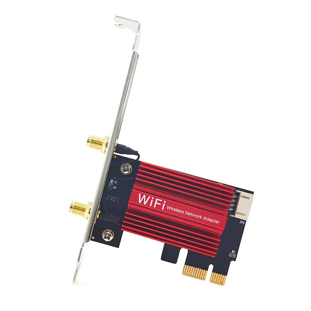1200Mbps PCI-E Wireless Adapter Network Card Dual Band 2.4G/5GHz 802.11AC For Bluetooth 4.0 Desktop Laptop Windows 7/8/10/11