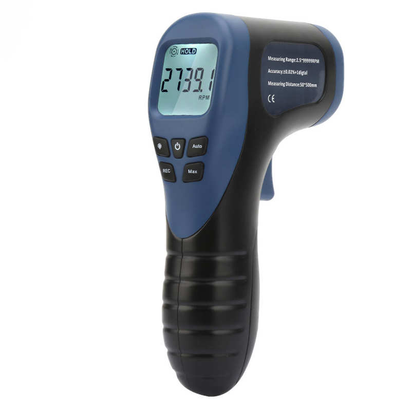 Air Flow Meter TL900 Automotive Non-contact Digital RPM Tachometer Speed Gauge Tester (Battery not included) Wind Speed