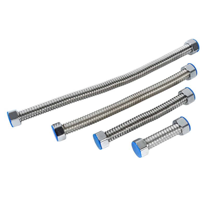 Water Heater Stainless Steel Bellows Corrugated Pipe Fflooding And Cold Plumbing Hose Shaping Length 10cm To 40cm