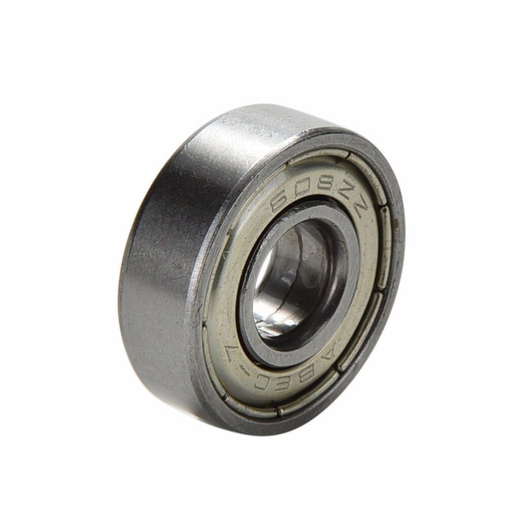 10 Stks/partij Abec 7 608ZZ Assen Rvs Lagers Roller Scooter Kogellagers Skate Skateboard Wielen Zilver Lagers