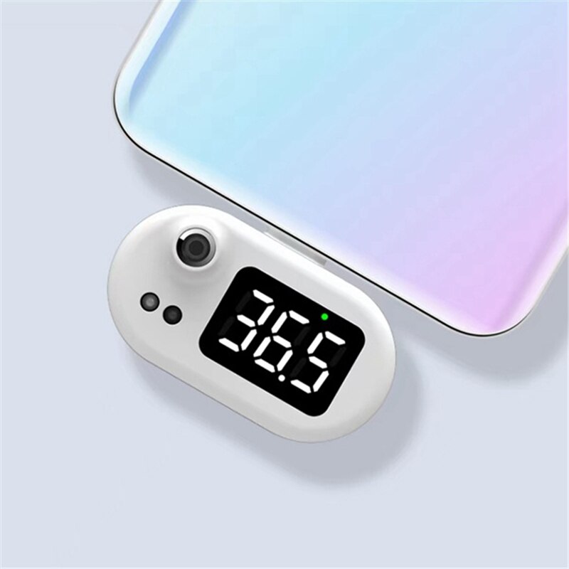 Mini thermomètre infrarouge portatif d'usb avec la prise de type-c/Android/Apple pour le thermomètre numérique de téléphone Portable de Xiaomi/iPhone X/11/12