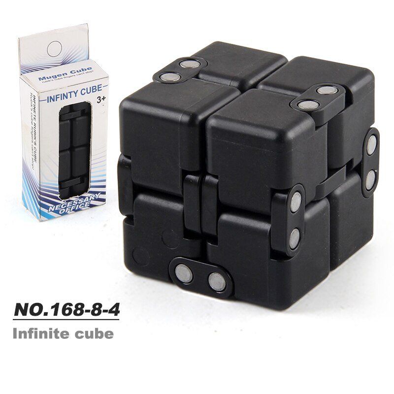 Autismus Anti Stress Relief Kreative Unendliche Magie Cube Büro Flip Cubic Puzzle Sensorischen Stress Relief Kühle Gadget Zappeln Spielzeug: NO.168-8-4