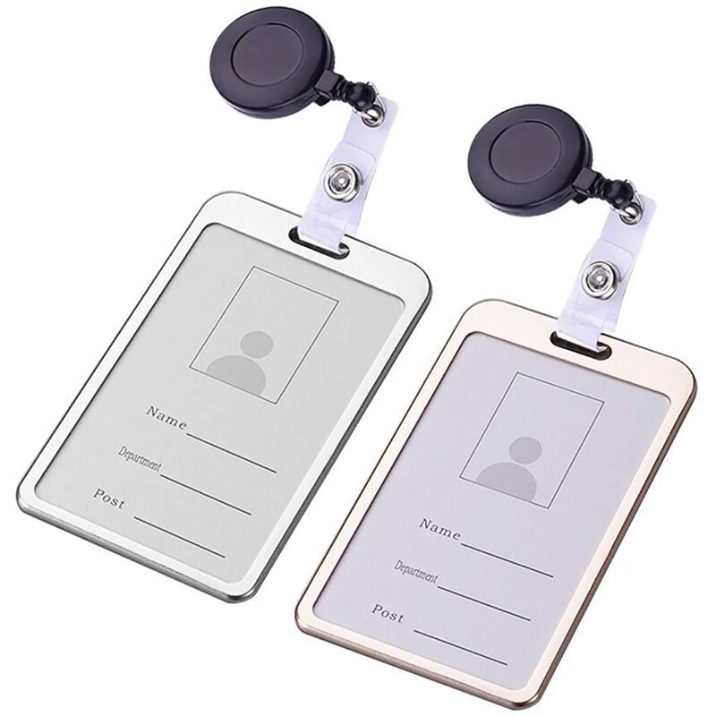 Id-badgehouder intrekbaar , 40 stuks intrekbare sleutelhanger intrekbare badgehouder haspelclip intrekbare lanyard sleutelhanger voor i