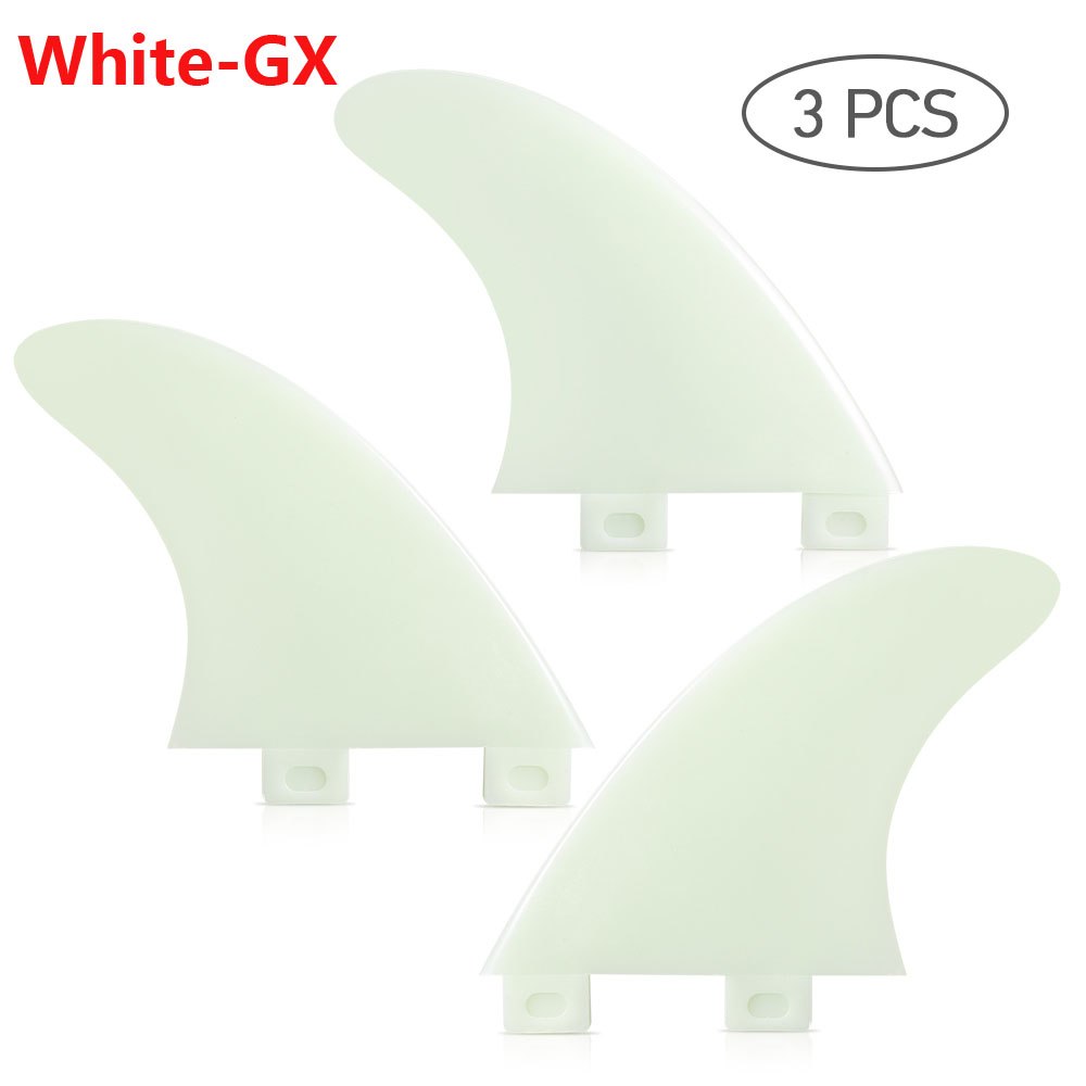 Gl/Gx/M5/G5 Surf Water Wave Fin Sup Accessoire Surfplank Fin Thrusters Tir Vinnen Stand Up paddle Board Nylon Surf Vinnen: white GX