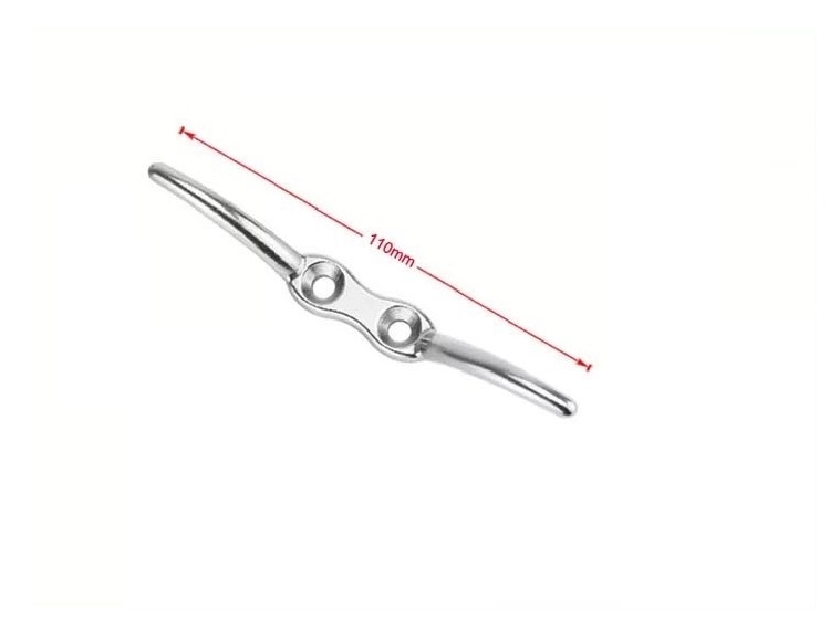 Marine Grade 316 Stainless Steel Flagpole Rope Cleat Hook Boat Mooring Accessories for Boats Yachts