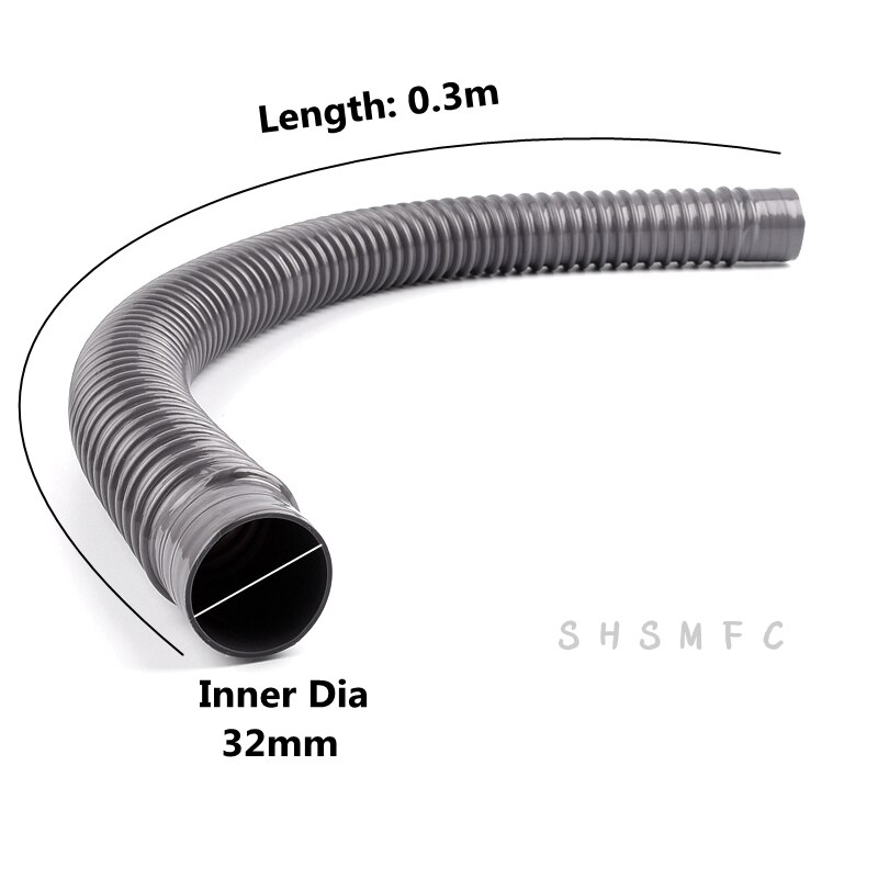 1pc 32mm Länge 30 ~ 500cm Größe Aquarium Wellrohr Durable Fisch Tank Einlass Outlet Schlauch Gärten wasser Rohr Liefert Armaturen: 32mm X 30 cm