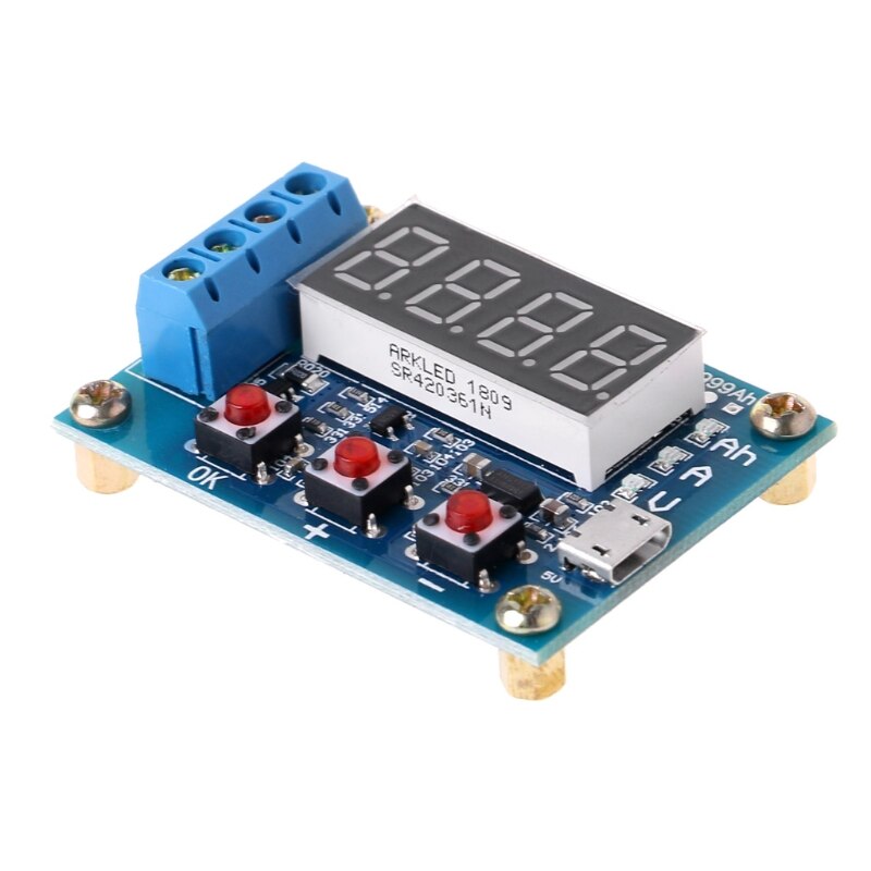 ZB2L3 Li-ion Lithium Battery Capacity Tester Resistance Lead-acid Battery Capacity Meter Discharge Tester Analyzer