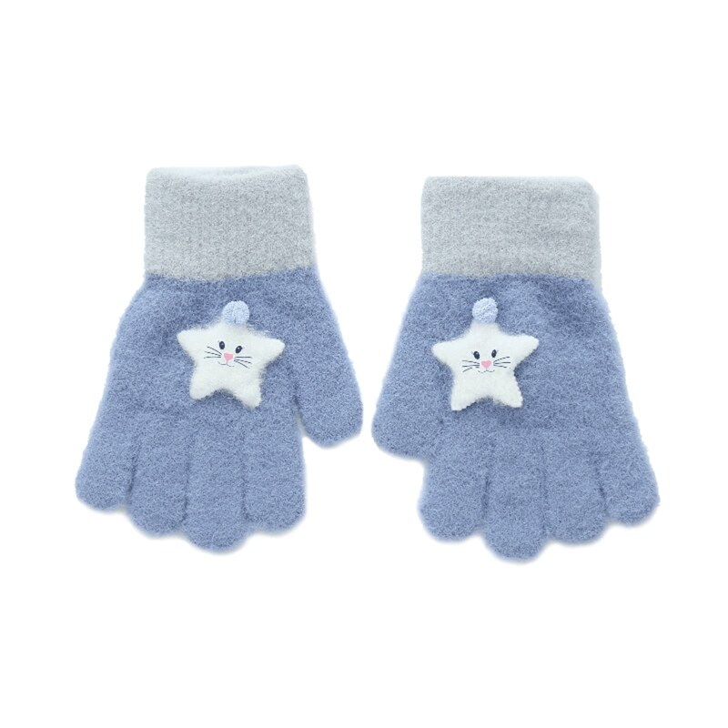 Uttpll Mitaines Magiques Pour Tout-petits - Gants Extensibles Pour Enfants - Protection Hivernale Solide - Gants Chauds En Tricot Pour Garçons Et Filles, 01 Blanc, Taille Unique