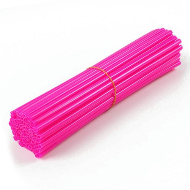 72pcs MTB Wheel Rim Spoke Shrouds Skins Covers Bike Wheel Spoke Sleeves Wraps Cover Mountain Bike Cycle Parts