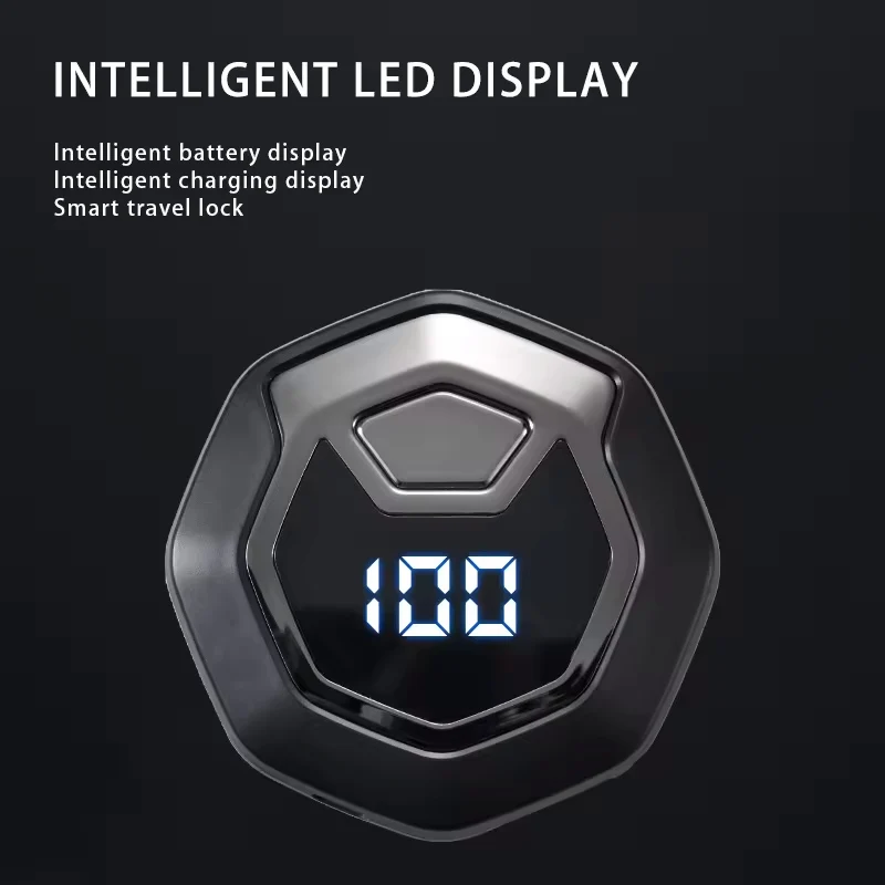 Xiaomi komingdon ansiktshuvud roterande bärbar led-display 6d våt/torr vattentät herrrakhyvel sladdlös laddningsbar elektrisk rakapparat