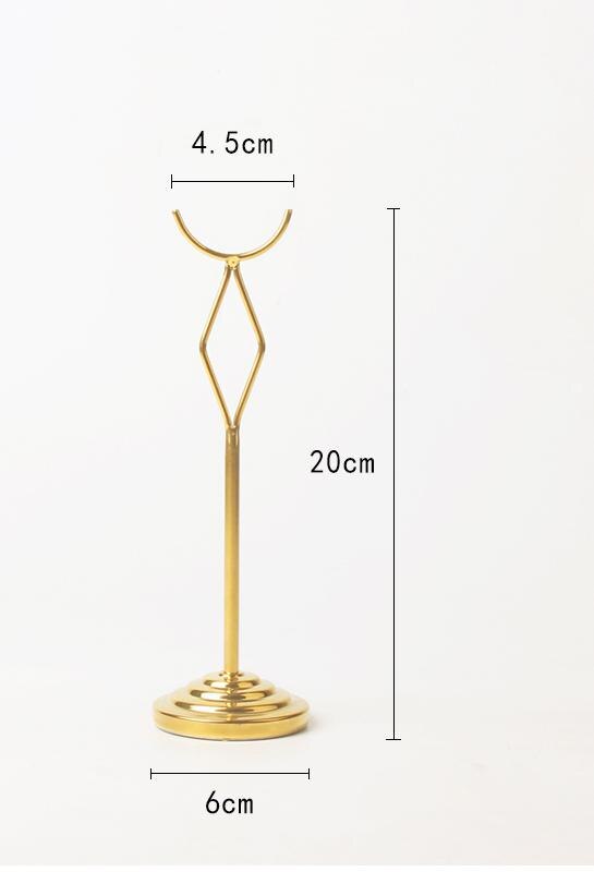 Stainless Steel Clip Wedding Name Card Clamp Restaurant Price Tag Display Seat Label Holder Desk Sign Picture Photo Clip Rack: 8