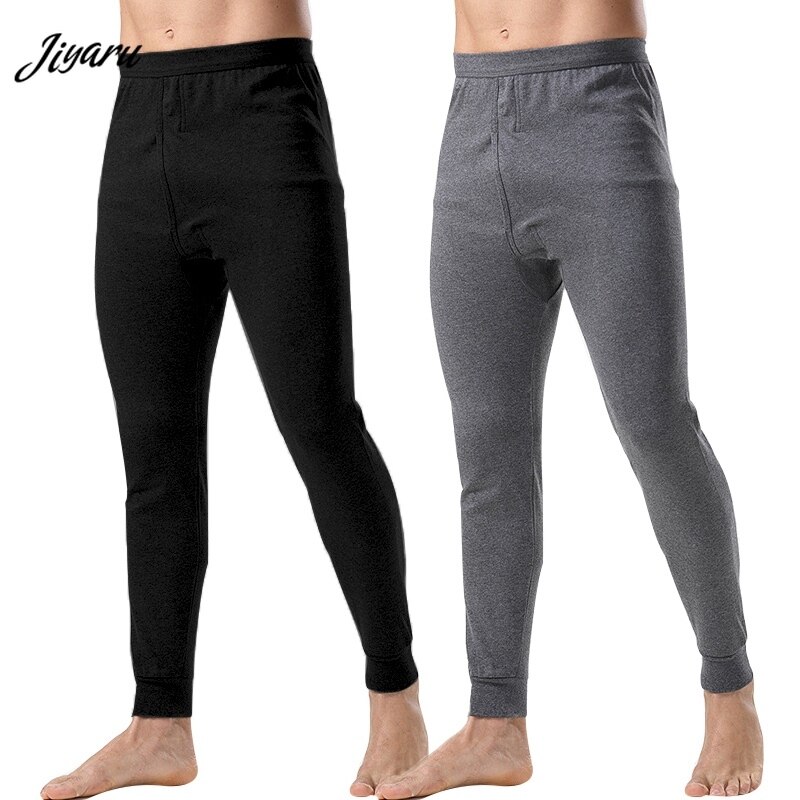Termisk undertøy til menn lange underbukser løst termobukse undertøy menn Plus størrelse varme menn leggings lange bukser
