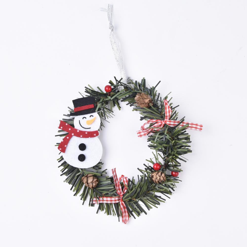 Kerst Garland Kerstman Elanden Sneeuwpop Krans Muur Opknoping Deur Decoraties Vrolijk Kerstfeest Decor Voor Thuis Gelukkig Yea