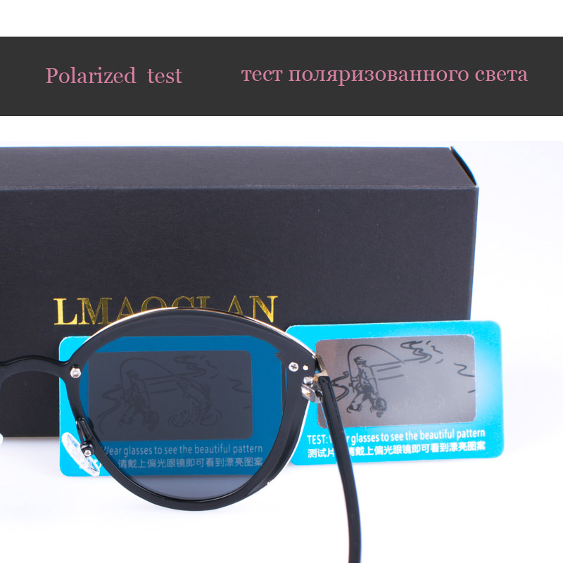 Lmaoclan kvinder polariserede solbriller luksus cat eye damer vintage mærke kvindelige solbriller oculos gafas