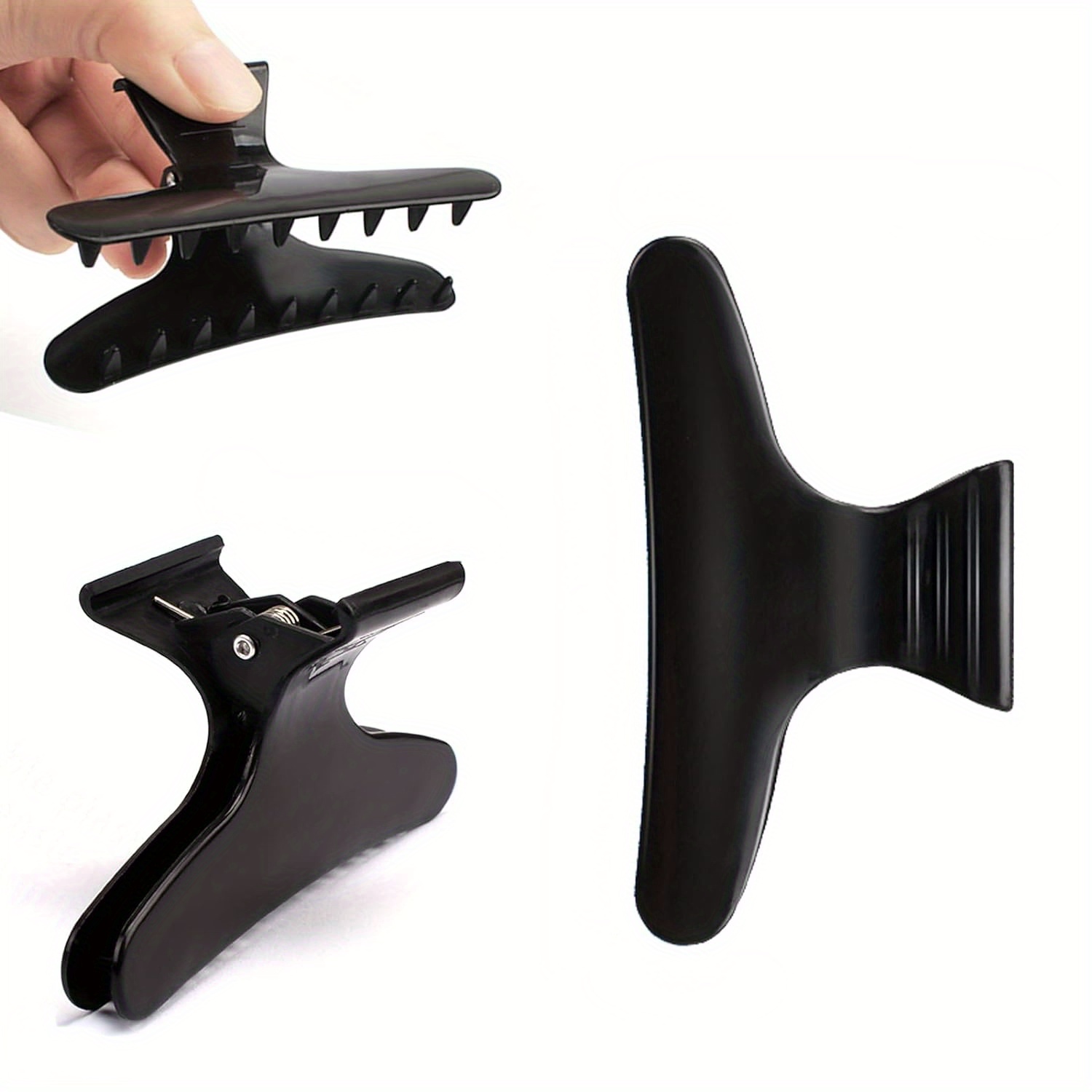 12 Stuks Vlinder Holding Haar Clip Haar Sectie Klauw Klemmen Kappers Tool Voor Snijden Kappers Vlinder Clip Grab Salon