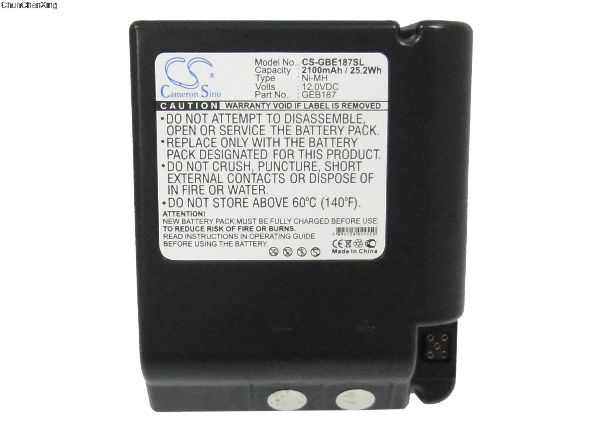 Cameron sino 2100 mah batteri geb 187,  geb 87 til leica tca 1100,  tca 1700,  tca 1800,  tps 1000,  tps 2000,  tps 2003