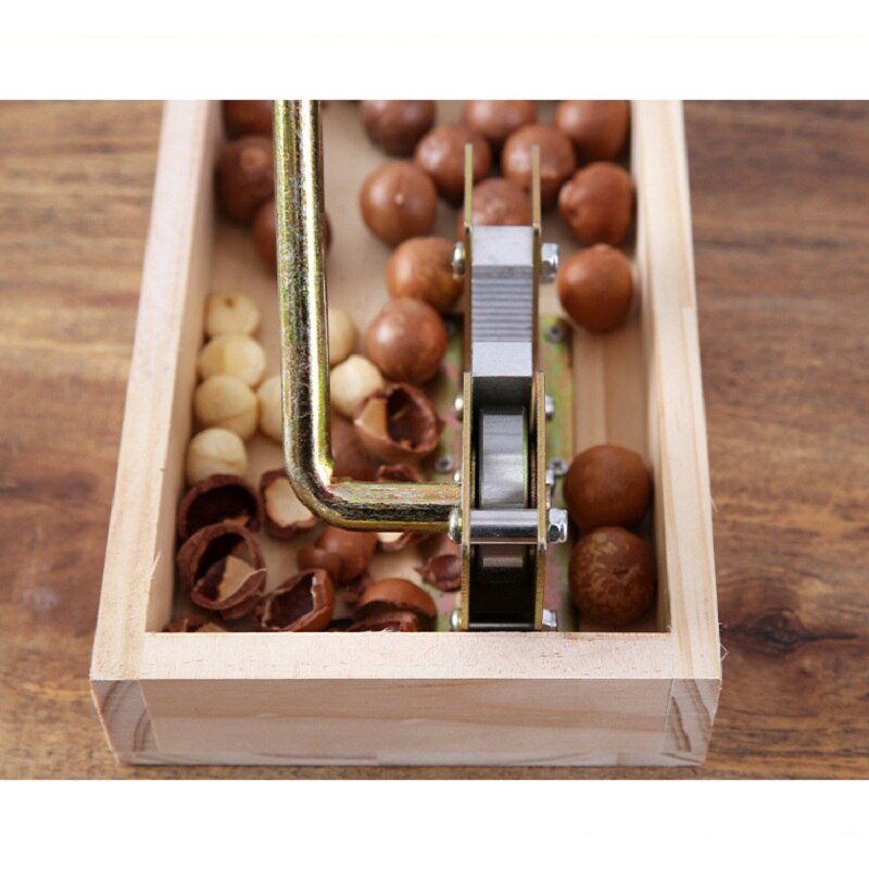 Manual Macadamia Nut Opener Nut Cracker Machine Walnut Nutcracker Nut Sheller Tool Macadamia Nut Opening Kitchen Accessories