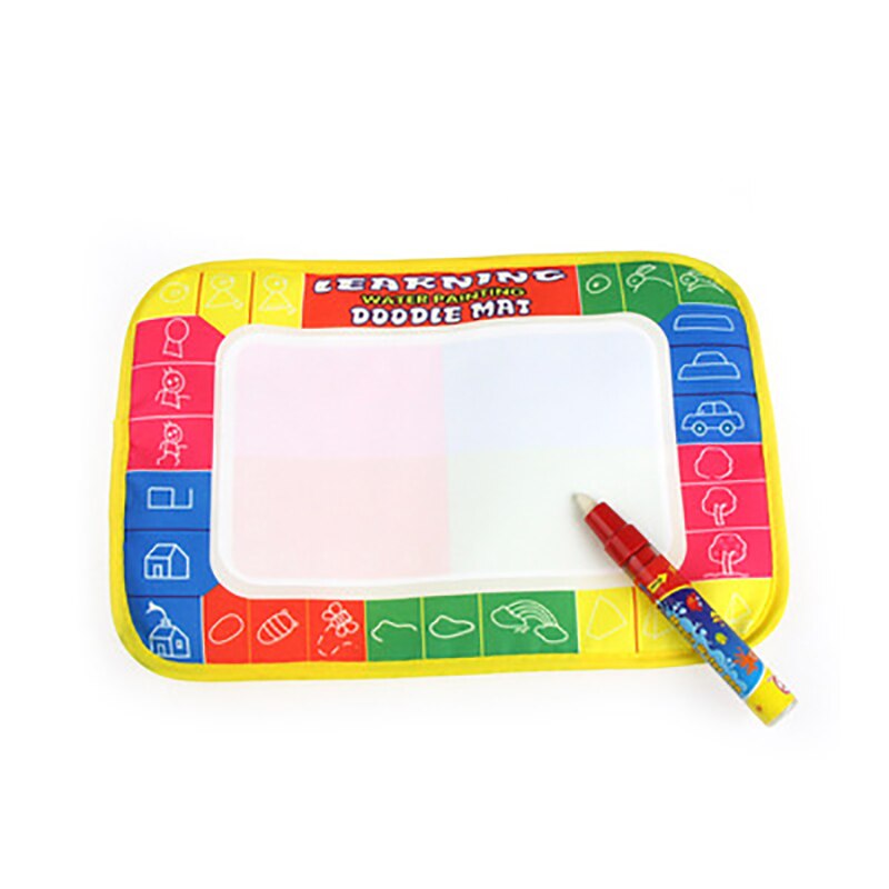 Magique eau dessin toile enfants Aqua Doodle dessin peinture tissu écriture tapis conseil enfant Fun & Edcational outils 29*19cm