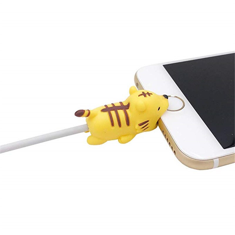 1 pcs Coming Phone Holder Cable Bite Protector Winder Accessory Model for Iphone Funny Animal Sheep Salamanders More Animals