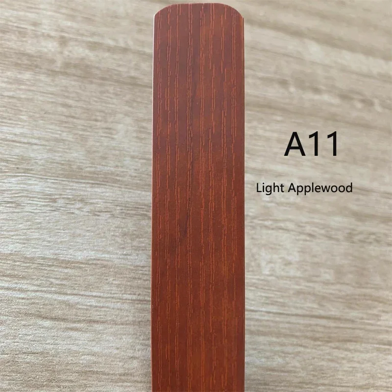 10m PVC Material Wood Board Processing Edge Banding Self-Adhesive Edge Band Wood Grain Board Veneers For Furniture Improvement: S / Rubber Wood