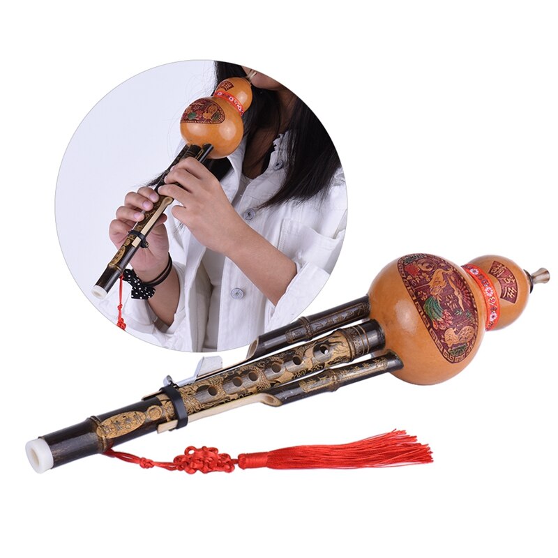 Chinese Handmade Cucurbit National Musical Instrument C Key Music Lovers Two-Tone Cucurbit