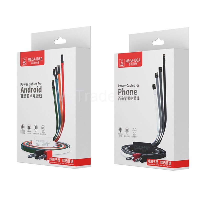 Qianli-Cable de alimentación con Control de arranque, Cable de alimentación para IP 12, 11, XS, MAX, XS, X, 8P, 7, Android, HUAWEI, XIAOMI, VIVO, OPPO