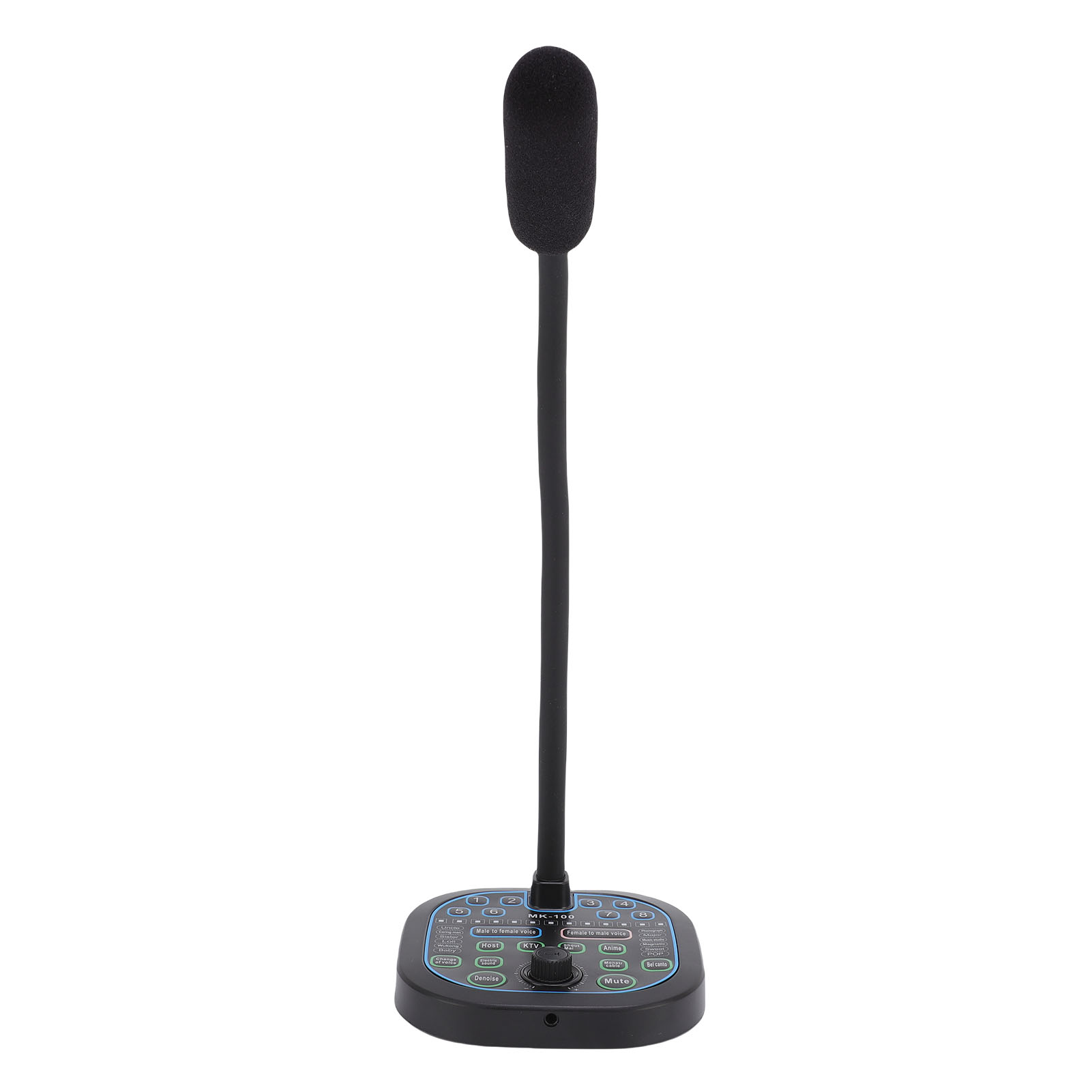 Handheld Microphone Voice Changer Recording Sound Card High Device Compatibility Game Voice Changer 16 Different Sounds for PC