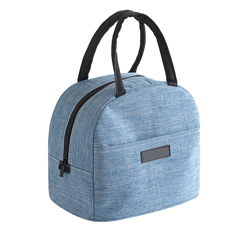 Lunch Tas Waterdichte Multifunctionele Geïsoleerde Diner Bag Voor Vrouwen Kids Mannen Kantoormedewerker Tote Bag Sac Isotherme Lonchera: Blauw