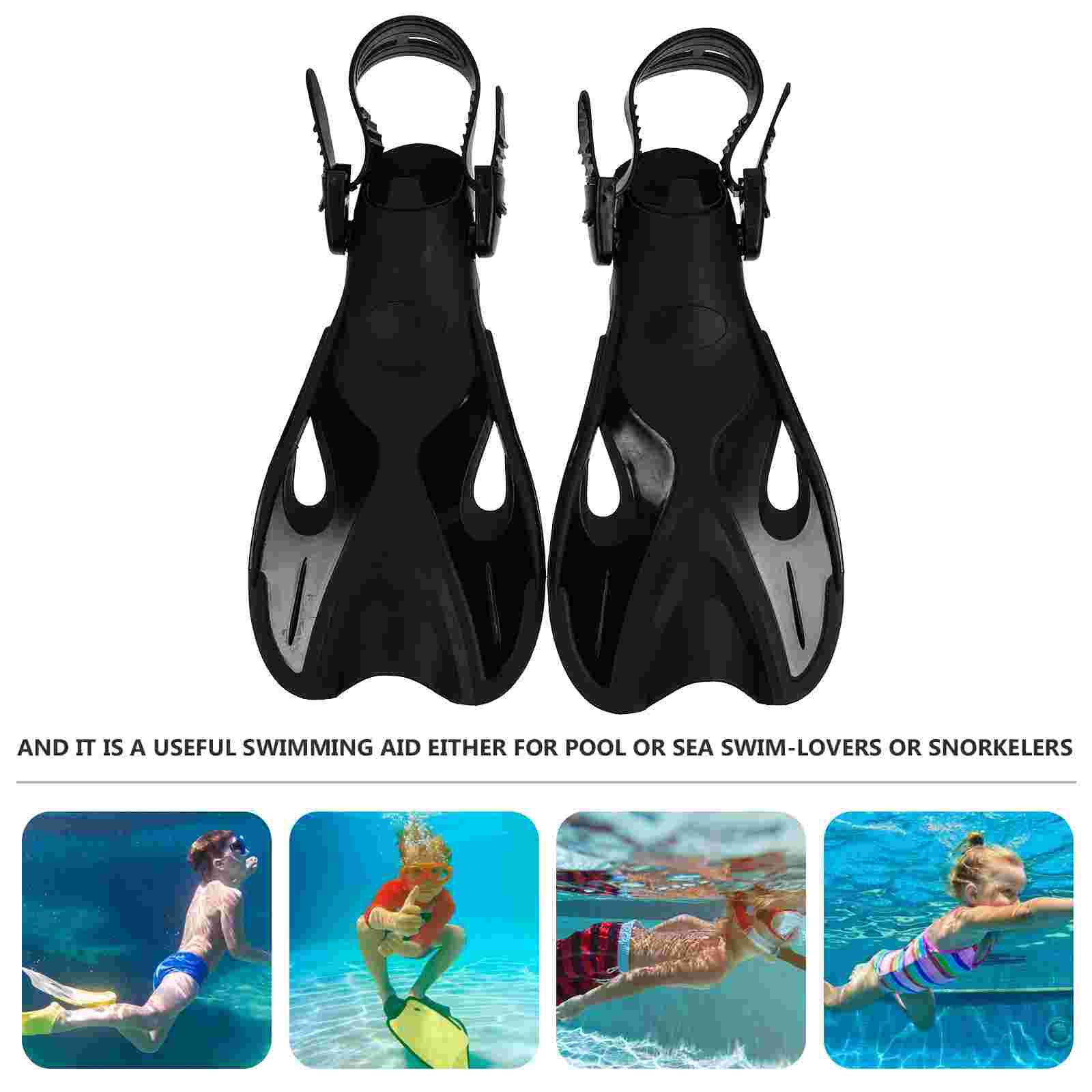 1 Paar Zwemmen Vinnen Duiken Pin Zwemmen Voet Flipper Water Sport Training Tool