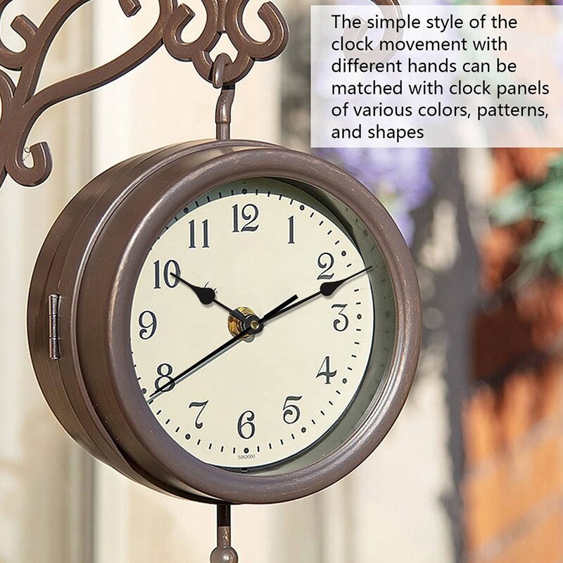 Clock Mechanism,Quartz Clock Movement, Clock Repair Replacement Kit ,DIY Silent Wall Clocks Parts Battery Operated