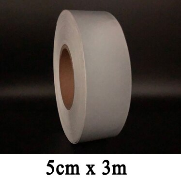 Reflective Tape Highly Visible Band Polyester Chemical Fiber DIY Self-Adhesive: 5cmx3m