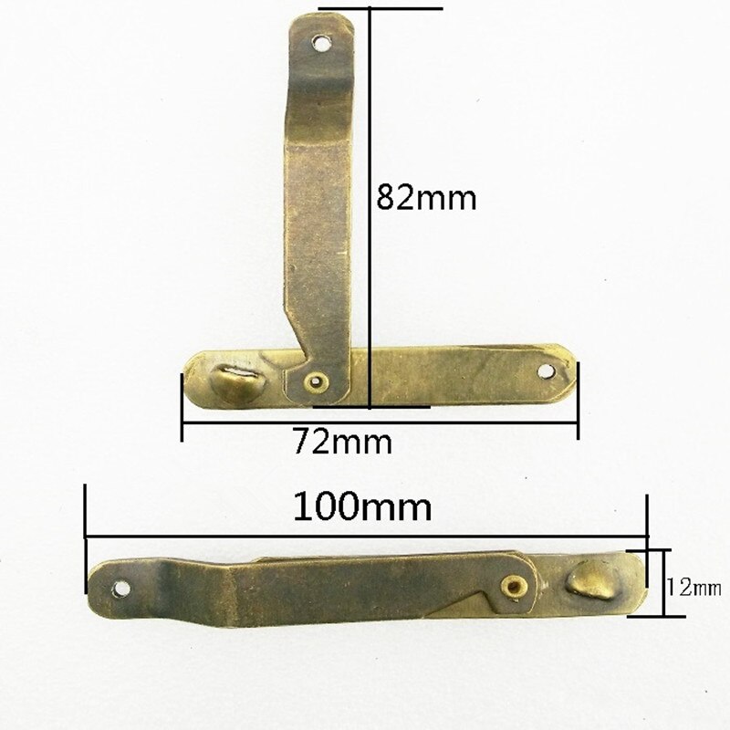 Vintage mässing stödgångjärn stag för låda display möbler tillbehör skåpdörr kök skåp gångjärn lock stag ,1pc