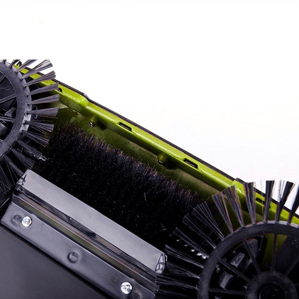 Vadrouille multifonction 3 en 1 pour le nettoyage ménager, balayeuse à main paresseuse, balai, bac à poussière, poubelle rotative à 360 °, pour le nettoyage des sols (rouge)