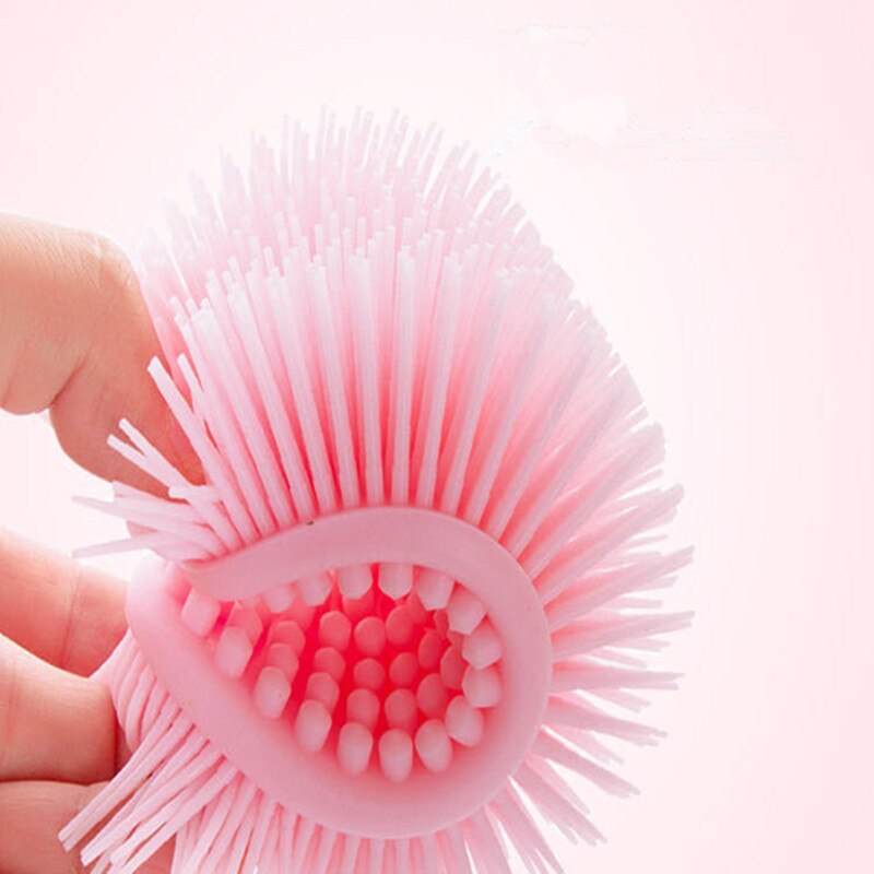 Cepillo de masaje seco de silicona para cuerpo, esponja de baño para cuerpo, anticelulitis, espectáculo de baño, esponja de masaje seco, Bast Wisp