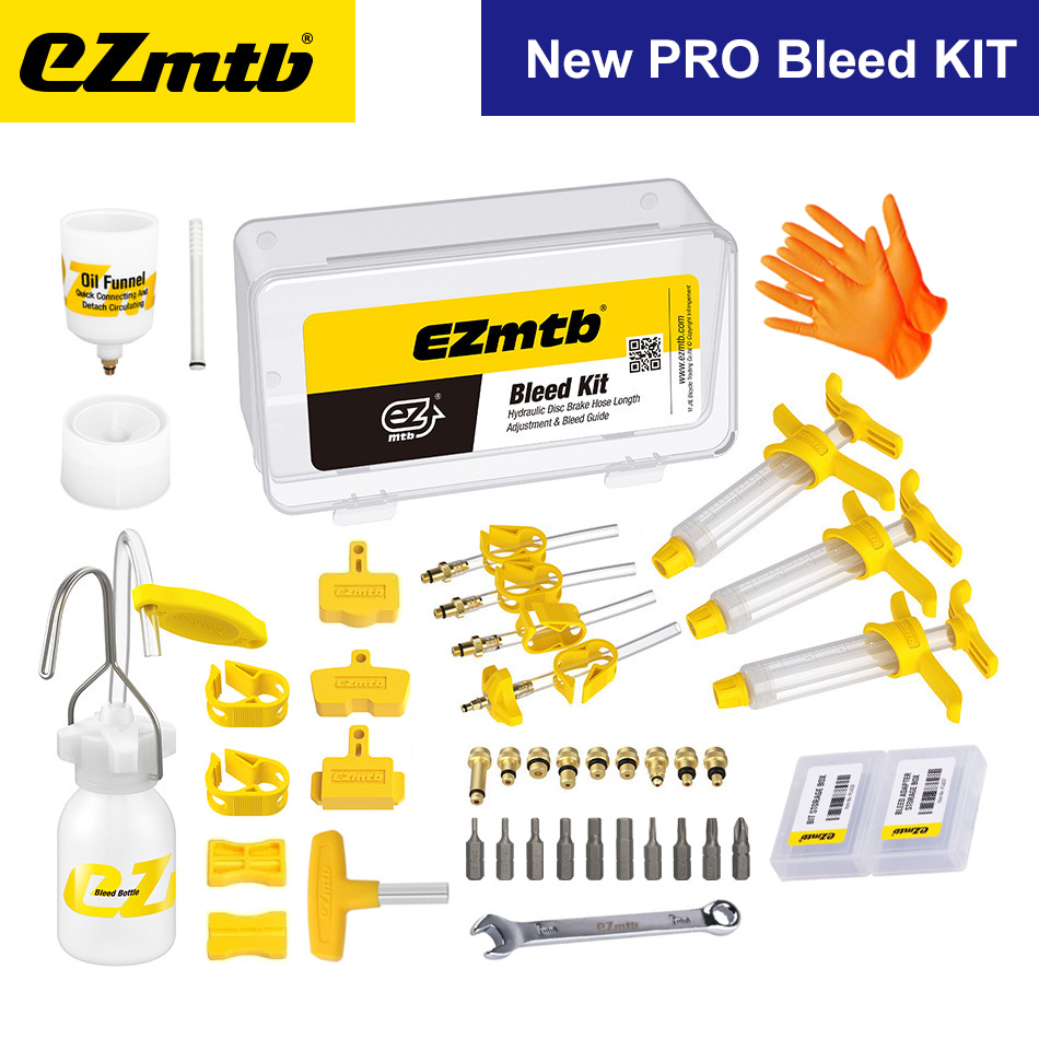 EZMTB Universal Bicycle Hydraulic Disc Brake Bleed Kit for shimano&magura&hayes&formula&sram&avid&giant&nutt brake