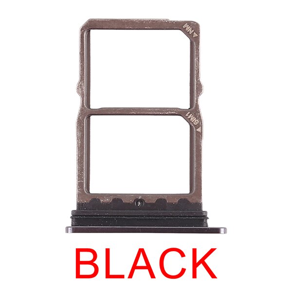 3 color for Huawei 2 x SIM Card Tray/Micro SD Card Tray for Huawei Honor 8X Max/Enjoy 9/Mate 20 Replacement repair parts: Mate 20 (Black)