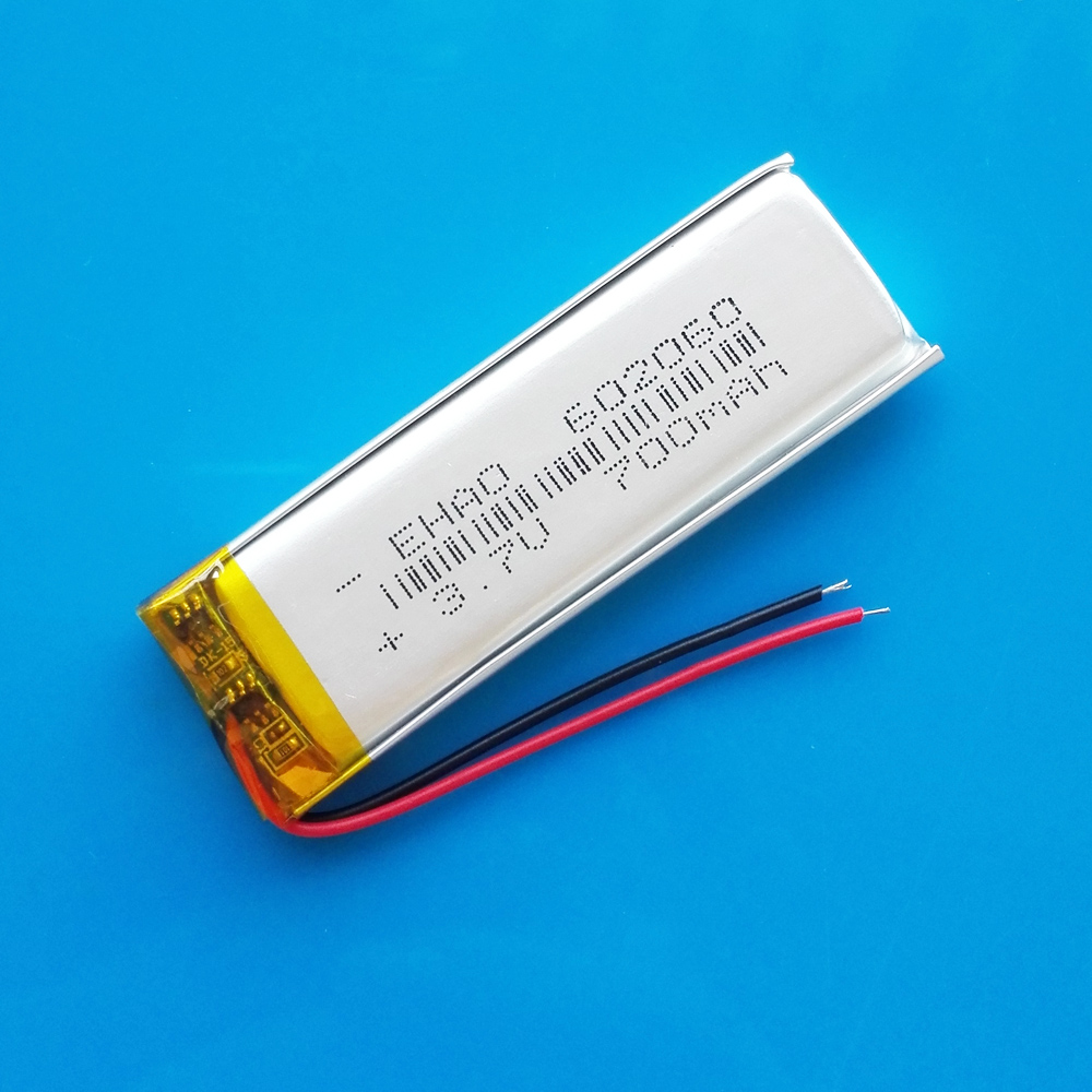 3 PCS 602060 3.7V 700mAh Lipo Polymer Lithium Rechargeable Battery For MP3 GPS DVD Bluetooth Recorder Headset E-book Camera