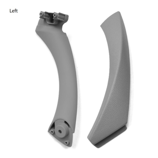 Right + left Car Interior Handle Inner Door Armrest Panel Pull Trim Cover For BMW 3 series E90 E91 328 325 330 318 335: Left Gray Set